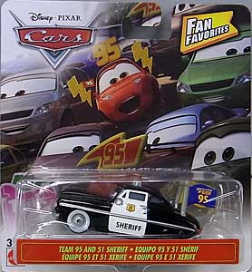 MATTEL CARS 2019 FAN FAVORITES シングル TEAM 95 AND 51 SHERIFF